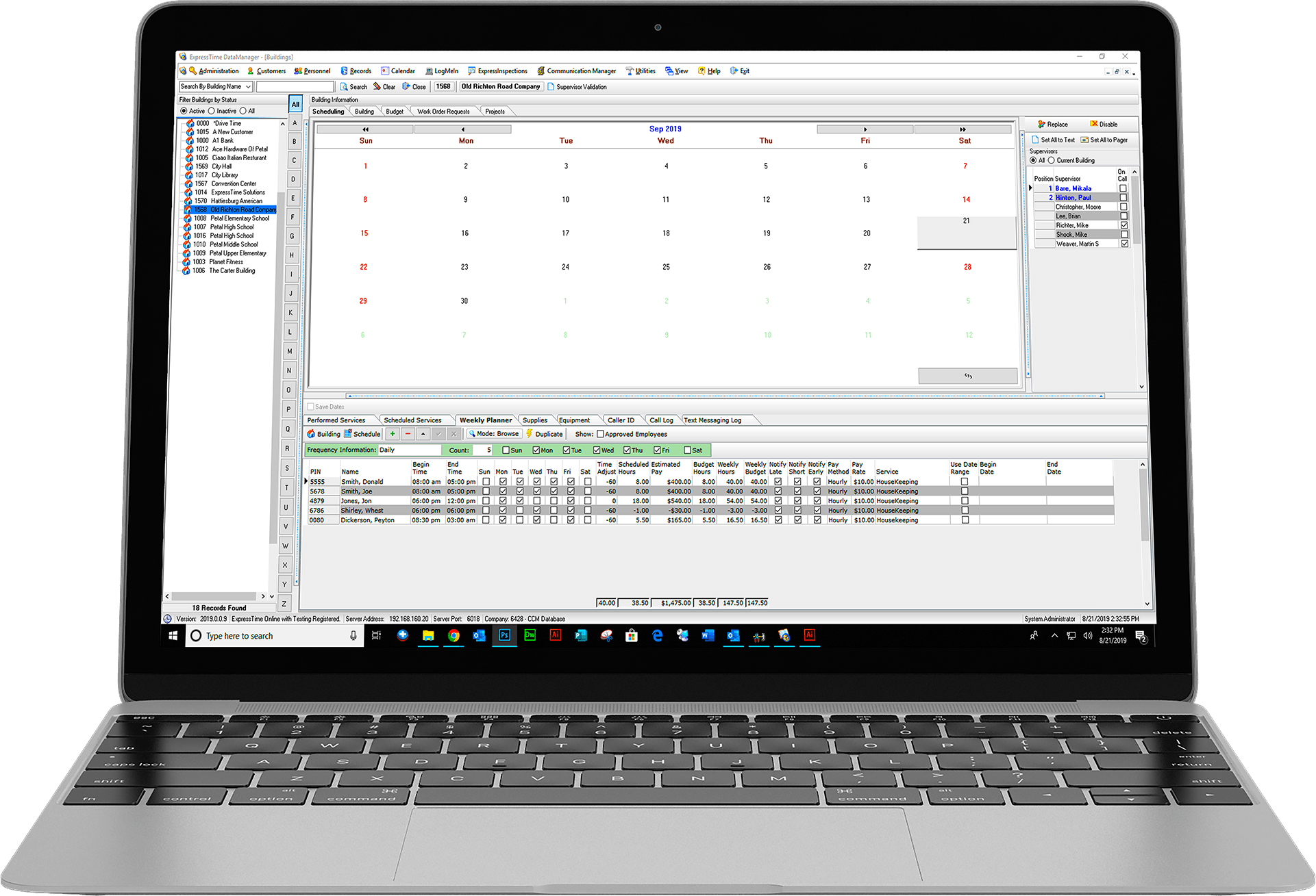 Automated Scheduling and Timekeeping